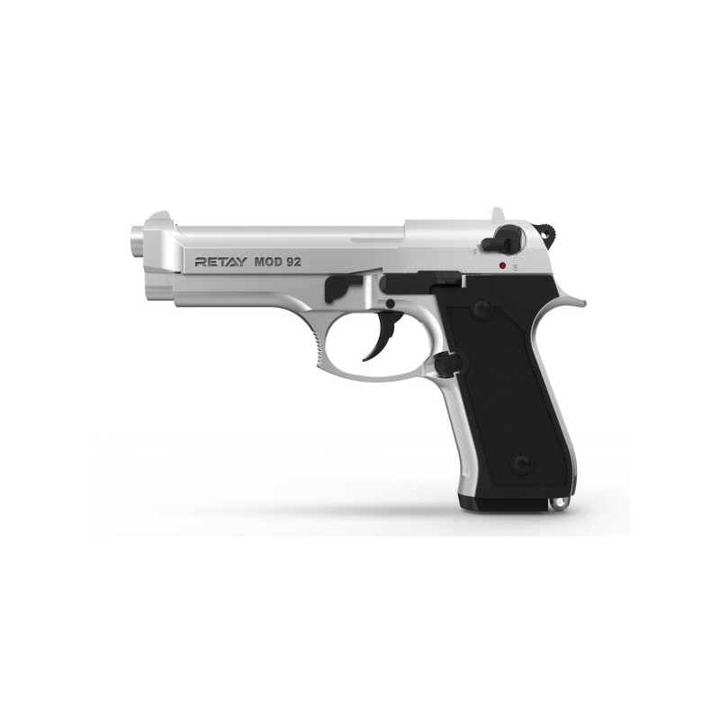 STRAŠILNA P.A.K. (START) PIŠTOLA RETAY MOD92 CHROME 9MM